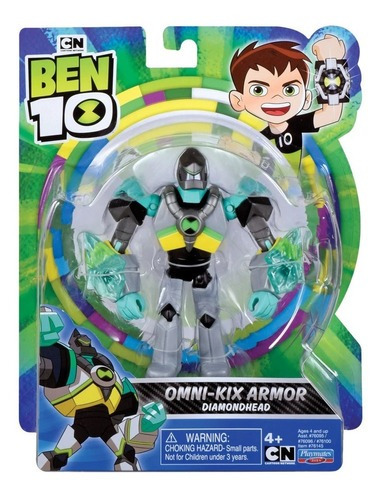 Boneco Ben 10 Armadura Onix Kix Diamante 1750 - Sunny