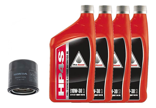 Kit Service Filtro Y Aceite Hp4s Honda Cbr Africa Moto Sur