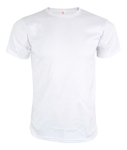 Playera Para Sublimar Tacto Algodón Gueso Blanca Hombre 