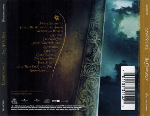Evanescence The Open Door Cd Nuevo Arg Musicovinyl