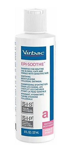 Virbac Epi-soothe Pet Shampoo For Dogs, Cats & Horses (8 Oz)