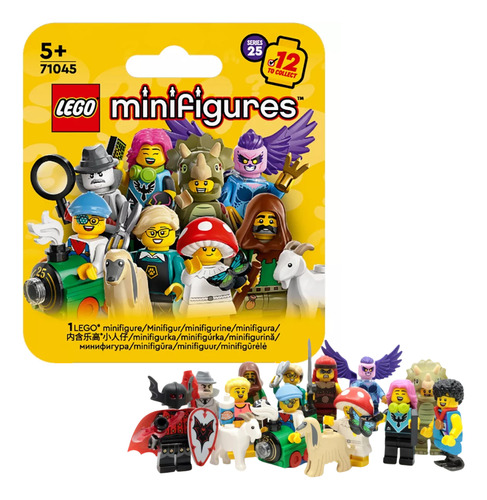 Lego Minifiguras Séries 25 Sortidos 12 Peças Personagens