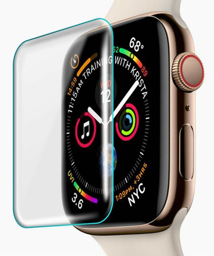 Imagen 10 de 10 de Lámina Templado 3d Bordes Negro O Transparente Para Awatch