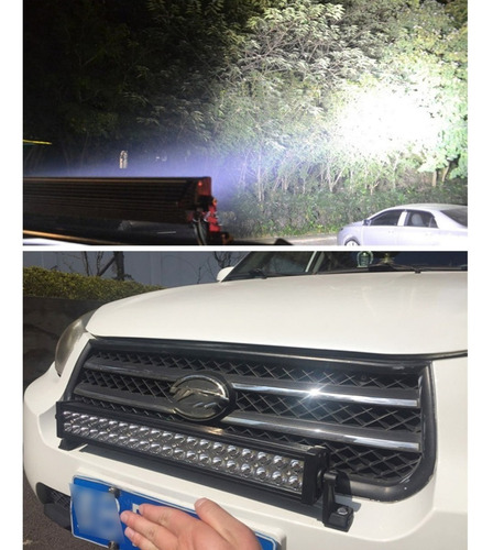 Pack X2 Barra Led 4x4 Barra Led Barras Led 4x4 240w 4x4 Auto