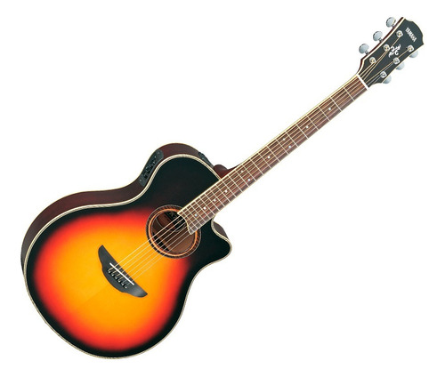Guitarra Electroacustica Yamaha Apx700iivsb Electro Acustica Color Vintage Sunburst Orientación De La Mano Derecha