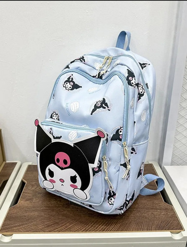 Mochila Kuromi Grande De 45 Cm Mochila Escolar Y Todo Uso