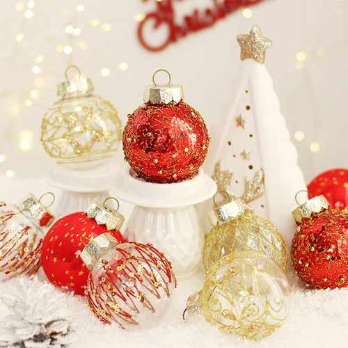 (b) Adornos De Bolas Navideñas, Decoración Para Fiestas En C