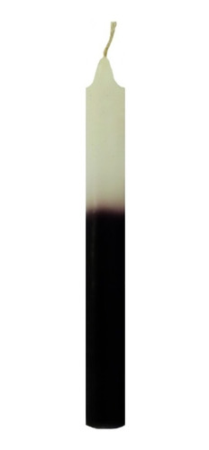Vela Quilo Palito Branco E Preto 1 Kg 28 Velas Coloridas