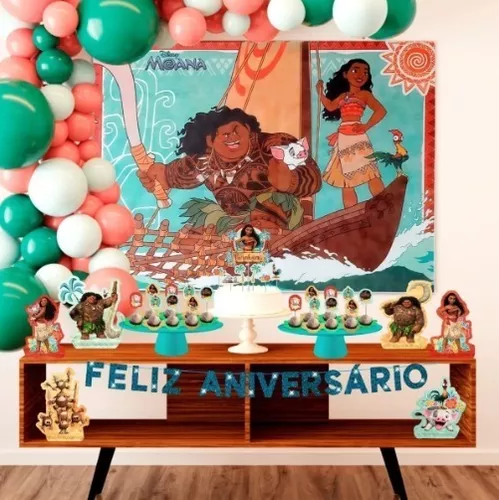 Decoração Completa Festa Para Aniversário Moana