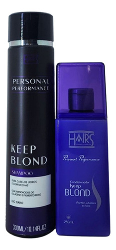 Shampoo 250ml E Condicionador 250ml Blond Hairs Company