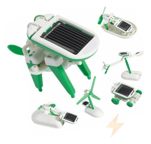 Robot Solar Armable 6 En 1