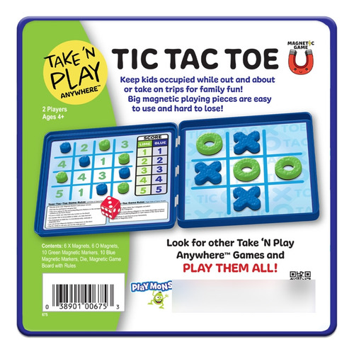 Juego De Mesa El Ahorcado Take N Play, Anywhere Tic-tac-toe