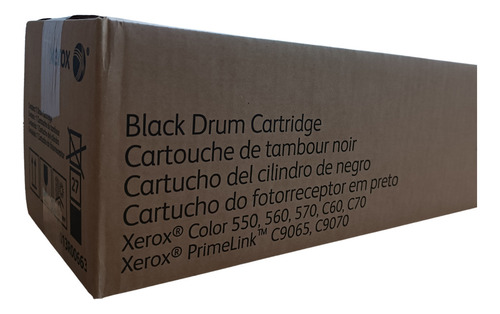 Unidad De Tambor Negro Xerox 550 560 570 C60 C70 Primelink C9065 C9070 Alta Capacidad 190.000 Páginas Drum Cartucho Del Cilindro Negro Código 013R00663 Marca Xerox