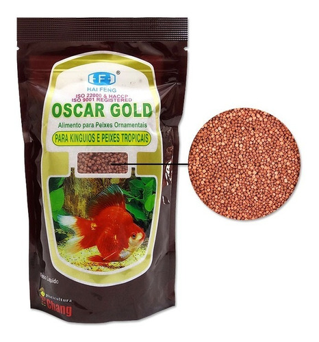 1 Un Ração Para Peixes Oscar Gold 200g Carpas E Kinguios