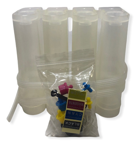 Kit 10 Reservatório Bulk Ink 200ml Cada Cor Total 800ml