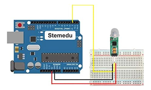Mini Sensor De Movimiento Pir Infrarrojo Stemedu Hc-sr505, M