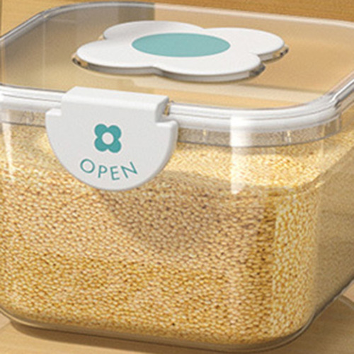 Caja De Almacenamiento De Arroz Hermética Transparente
