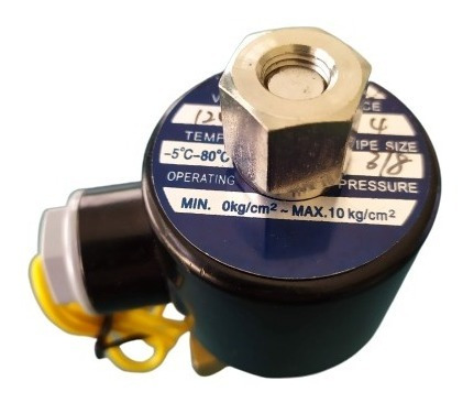 Imagen 2 de 2 de Valvula Solenoide 12v 3/8 Pulgadas Electrovalvula Dn10