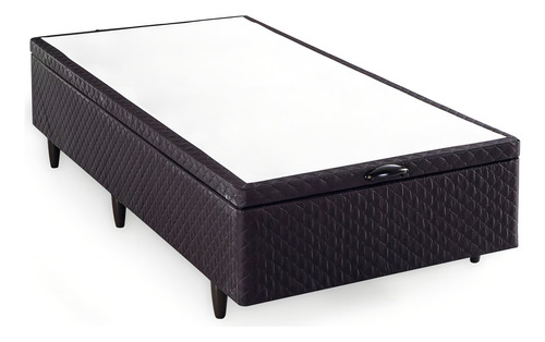 Base Box Baú Solteiro 88x188x35cm Merida Marrom Diwt