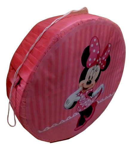 Fiesta Decoracion Piñata Minnie Mimi Mouse Tambor 80 Cm