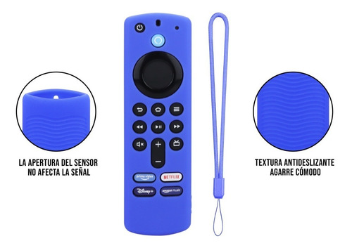 Imagen 9 de 10 de Funda Control Amazon Fire Tv Stick 4k Alexa Case Silicon