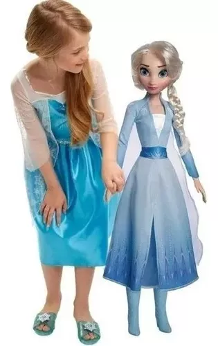 Boneca Frozen Que Fala Gigante