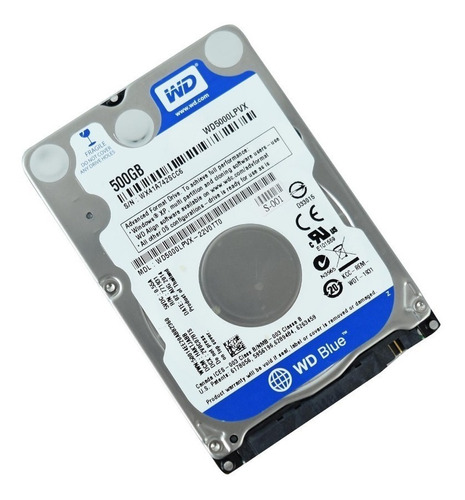 Wd Disco Duro Interno Laptop 2.5 500gb Garantia Original