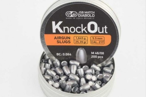 Pellets Jbs Knock Out 5.5mm 200 Pcs 25,39gr Xchws P