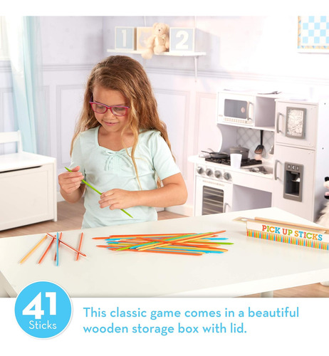 Melissa Doug Sticks De Madera Juego De Mesa Con 41 Piezas Co