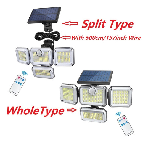 Luces De Pared Con Sensor De Movimiento Solar For