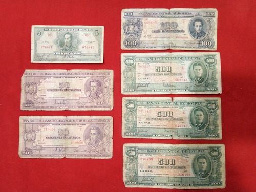 Billetes América Y Europa. Lote De 12 Unidades.