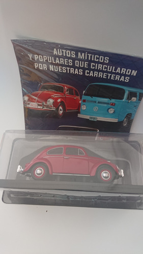 Salvat Autos Inolvidables Vocho Rojo Bug 1/24