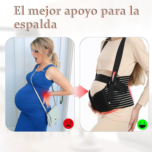 Faja Para Embarazadas Soporte Maternal Con Chaleco Ajustable