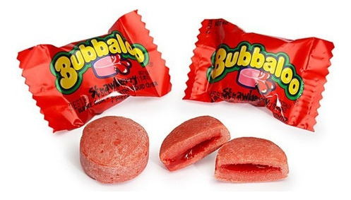Chicle Bubbaloo Frutilla Caja X60 Golosinas Dulces Pack