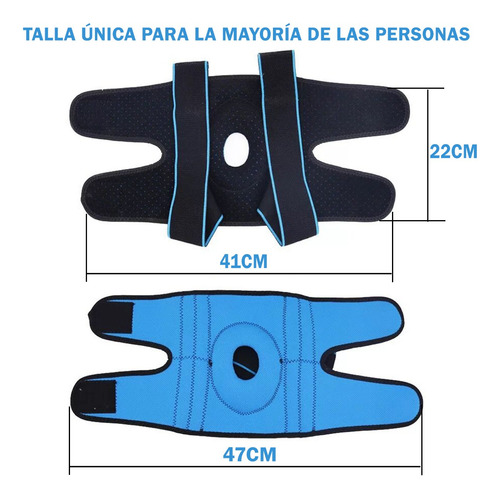 Rodillera Siyaa Deportiva Ajustable Para Gym 5mm