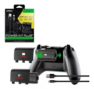 Power Kit Plus Nyko Bateria Cabo E Tampas Xbox Series E One