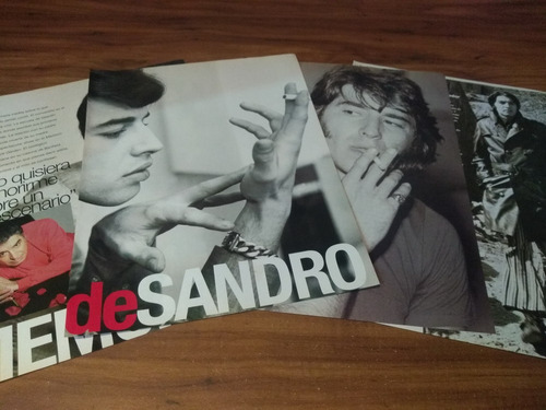 (d212) Sandro * Clippings Revista 5 Pgs * 2001