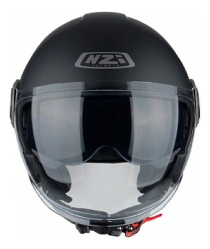 Capacete Aberto Nzi Ringway Duo Preto Fosco Scooter