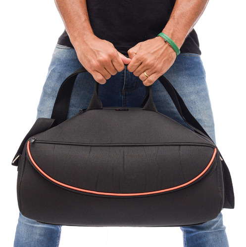 Case Bolsa Bag Capa Compatível Com Boombox Aiwa Plus Premium
