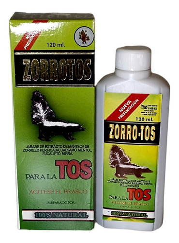 Zorromex Zorrotos Jarabe Para La Tos Eucalipto 120ml Natural