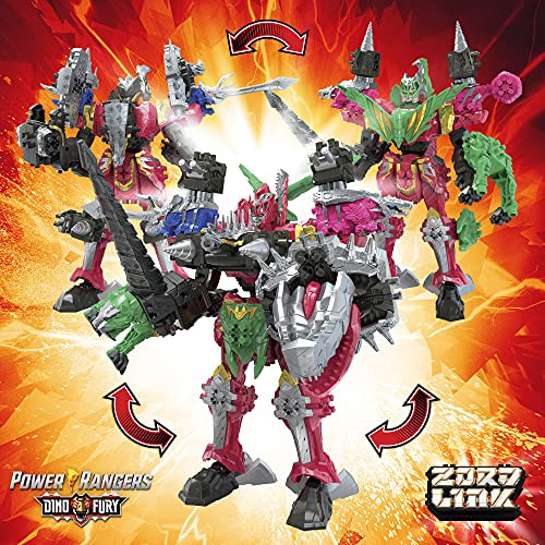Bonecos De Ação Power Rangers Megazord, Pacote Com 5