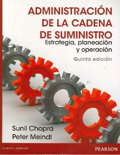Libro Administración De La Cadena De Suministro De Sunil Cho