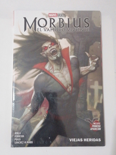 Morbius El Vampiro Viviente, Viejas Heridas, Marvel Básicos.