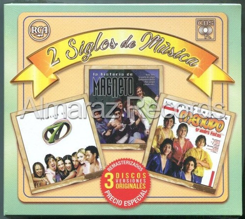 Magneto Menudo Ov7 Tesoros De Coleccion 3 Discos Cd Versión del álbum Estándar