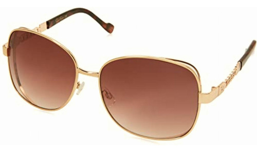 Jessica Simpson Women 's J5512 gldts Cuadrado Anteojos De Color Dorado & Tortoise