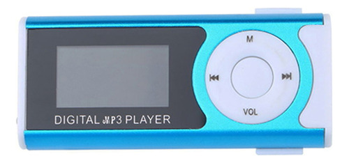 Pantalla De Soporte Azul Para Reproductor Mp3, Tarjeta Mp3/w