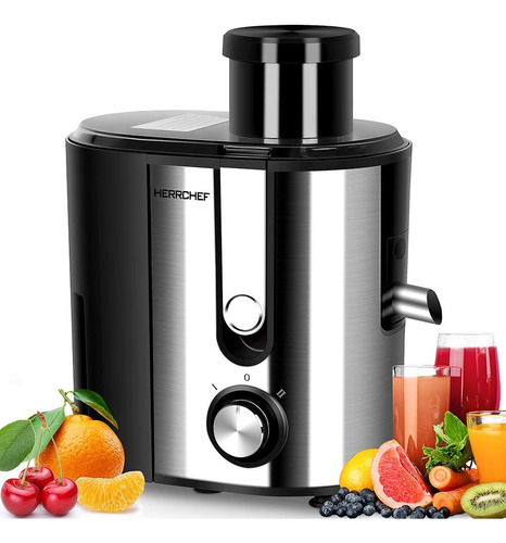 Extractor De Jugo Centrifugo Boca Ancha Herrchef 600 W