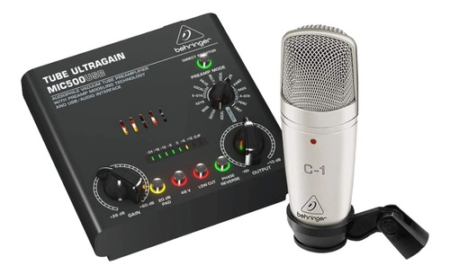 Kit Grabacion Para Voces Behringer Voice Studio Mic500 + C1