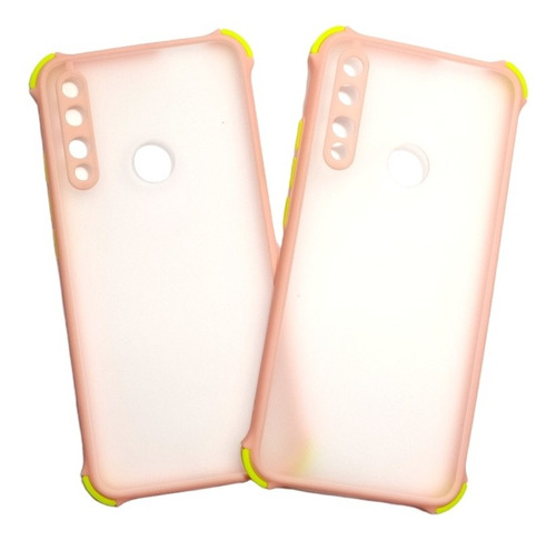 Carcasa Para Huawei Y9 Prime 2019 Borde Color Antig Prot Cam