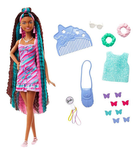 Barbie Totally Hair Vestido De Borboletas - Mattel